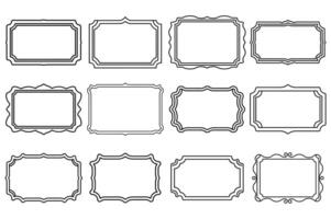 Ai generated-Border, Frame, Shape, Background vector