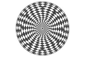Ai Generated-Optical Illusion, Seamless Pattern Background vector
