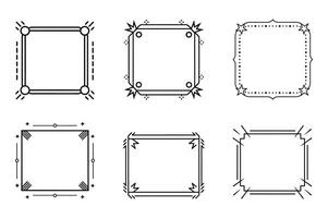 Ai generated-Border, Frame, Shape, Background vector