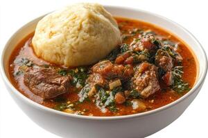 Beef and Spinach Stew with Dumpling photo