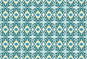 Elegant Geometric Pattern Design for Modern Textile Applications - Intricate Repeat Motif Ideal for Decorative Fabrics, Wallpaper, and Carpeting vector
