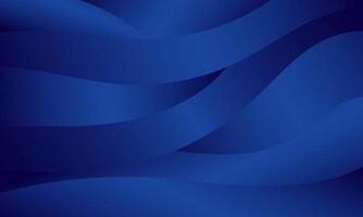 elegant dark blue gradient wave pattern abstract background vector
