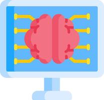 artificial intelligence illustration design vector