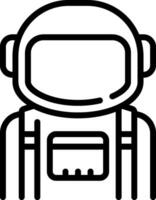astronaut illustration design vector