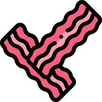 bacon illustration design vector