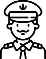 captain illustration design vector