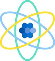 atom illustration design vector