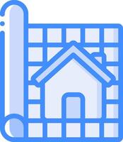 blueprint illustration design vector
