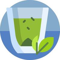 green tea illustration design vector