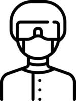 lab technician illustration design vector