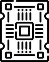 pcb board illustration design vector