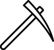 pickaxe illustration design vector
