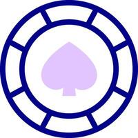 poker chip illustration design vector