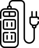 power strip illustration design vector