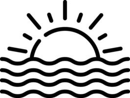 sunset illustration design vector