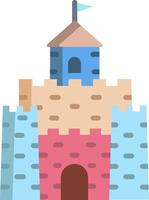 sand castle illustration design vector
