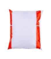 Packaging is laying on a white background and is waiting to be filled photo