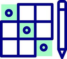three in a row illustration design vector