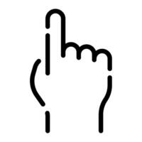 Pointing finger icon for web, app, infographic, etc vector