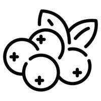 Cranberry icon for web, app, infographic, etc vector