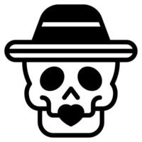 Catrina icon for web, app, infographic, etc vector