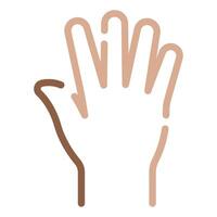 Palm open icon for web, app, infographic, etc vector