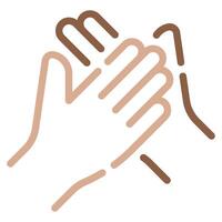 High five icon for web, app, infographic, etc vector