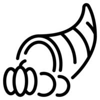Cornucopia icon for web, app, infographic, etc vector