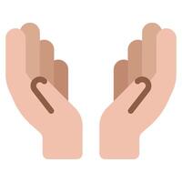 Prayer hands icon for web, app, infographic, etc vector
