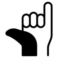 Shaka sign icon for web, app, infographic, etc vector