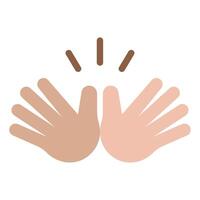 Jazz hands icon for web, app, infographic, etc vector