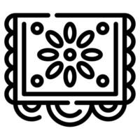 Papel Picado icon for web, app, infographic, etc vector