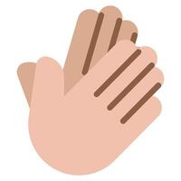 Clap hands icon for web, app, infographic, etc vector
