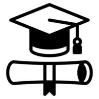 Scholarship icon for web, app, infographic, etc vector
