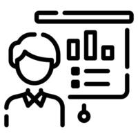 Seminar icon for web, app, infographic, etc vector