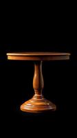 Coffee Table isolated on black background photo