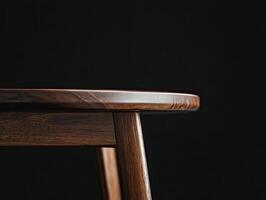 Coffee Table isolated on black background photo