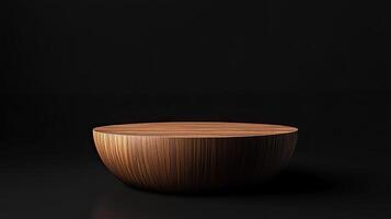 Coffee Table isolated on black background photo
