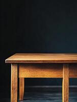 Coffee Table isolated on black background photo
