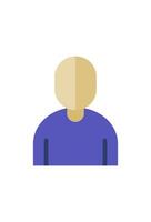 simple person icon. simple symbol profile vector