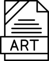 ART Icon Design vector