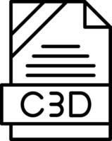 C3D Icon Design vector