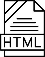 HTML Icon Design vector