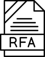 RFA Icon Design vector