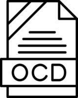 OCD Icon Design vector