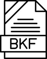 BKF Icon Design vector