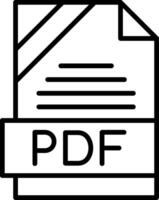PDF Icon Design vector