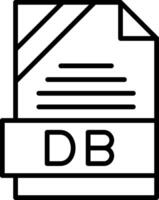 DB Icon Design vector