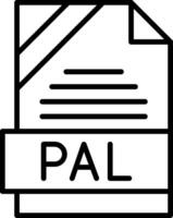 PAL Icon Design vector