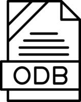 ODB Icon Design vector